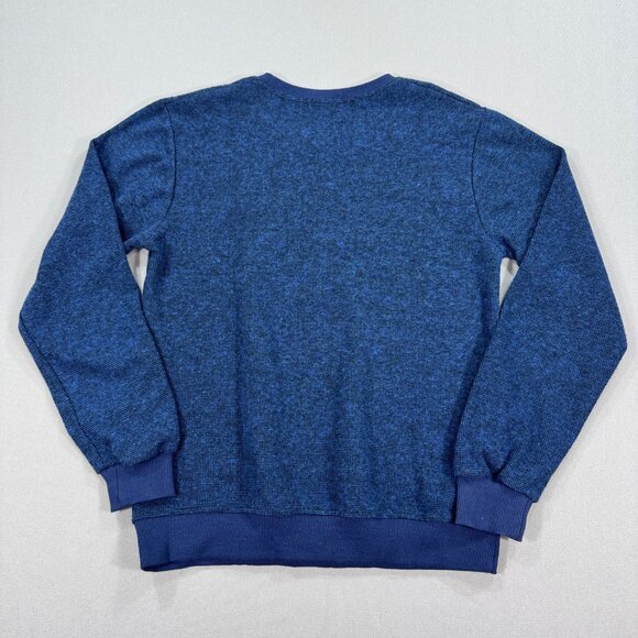 Maximo Crewneck Sweatshirt Men M Blue Yacht Club Embroidered Logo - Picture 5 of 6
